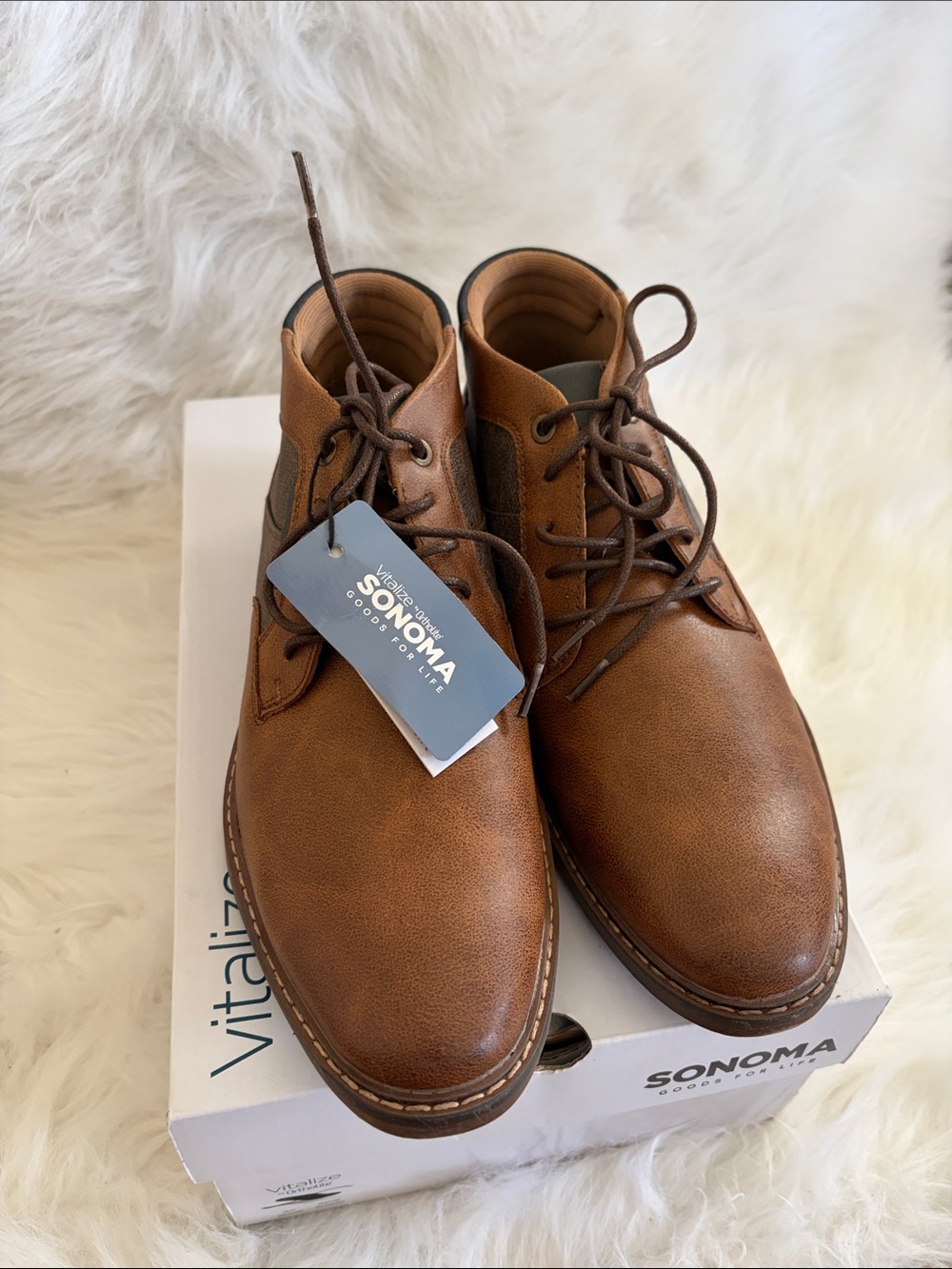 Sonoma Tan Brown Men’s Chukka Boots - Lace-Up Casual